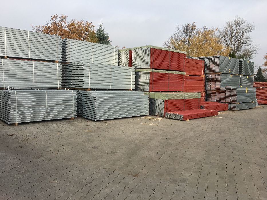 Rusztowanie Typ Plettac 100m2 10x10 Rama Stężenie Fasadowe Elewacyjne