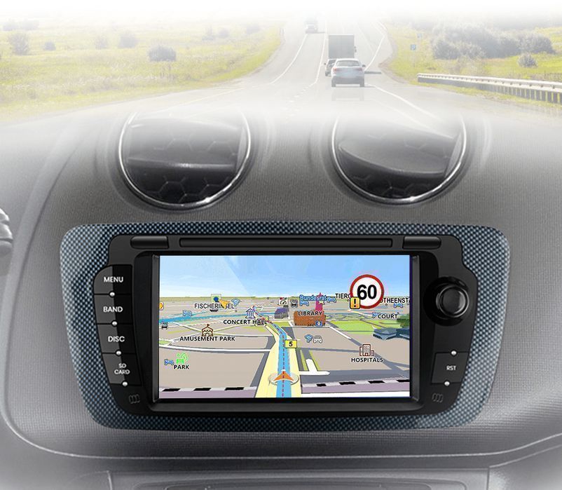 Radio Android 9” CarPlay Android Auto – Seat Ibiza 6J 2009–2013 PL