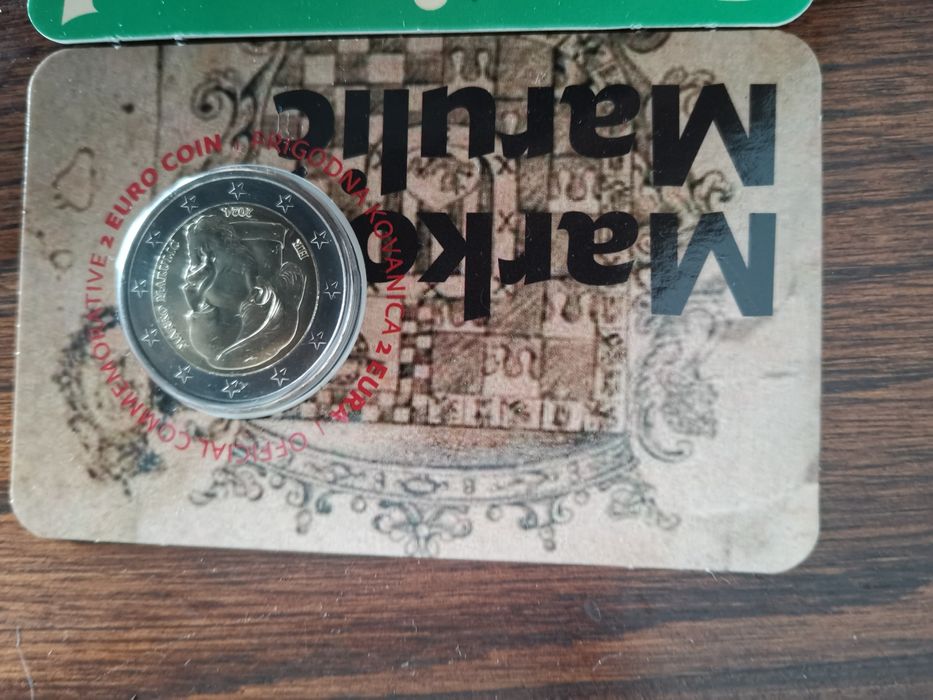 Moedas comemorativas de 2€ em coincard - Croácia 2024
