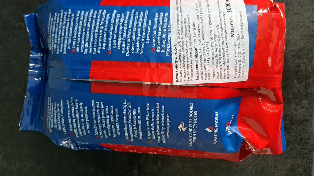 Kawa ziarnista Lavazza crema gusto 1 kg