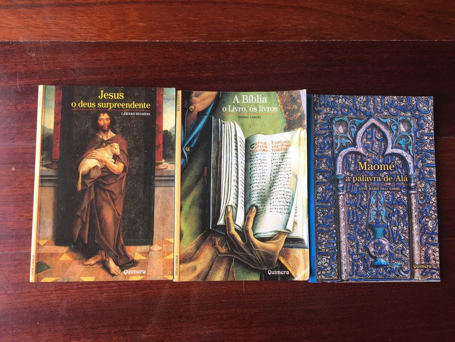 Conjunto de 10 livros sobre religião