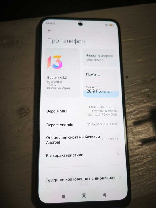 Xiaomi redmi note 11 4/128 nfc
