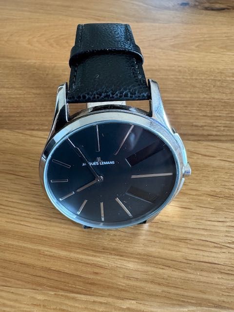 Zegarek Jacques Lemans czarna koperta