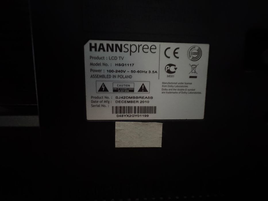 TV LCD hannspree 42 polegadas