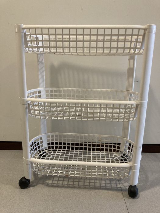 Cestos com Rodas Branco