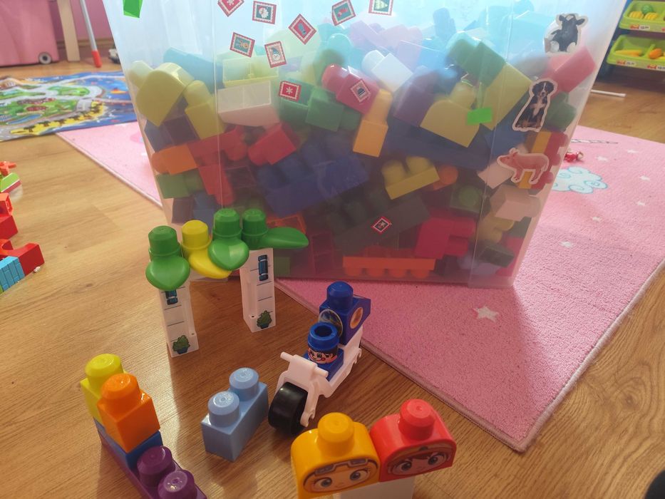 Klocki mega bloks duze klocki