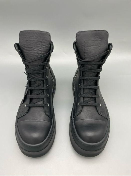 Rick Owens Ramones Mega Bumper Black High Leather/size 38-44