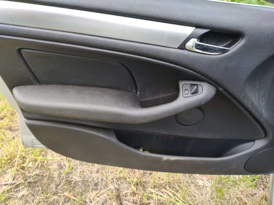 Dekory srebrne bmw e46 sedan kombi listwy ozdobne aluminiowe części