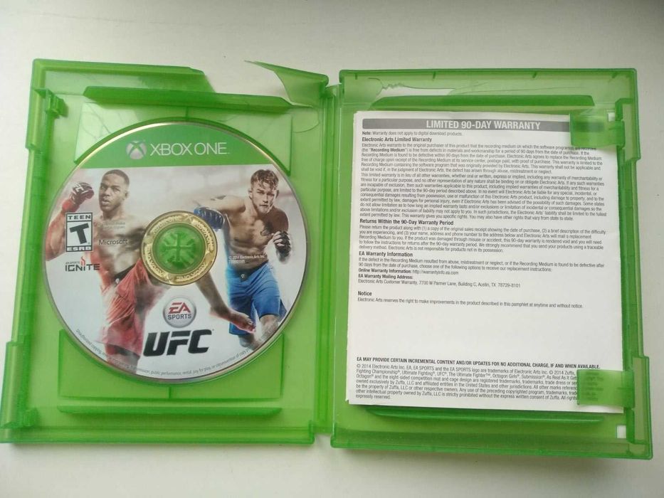 Диск игровой файтинг спаринг драки UFC ЕА XBOX ONE xbox one оригинал