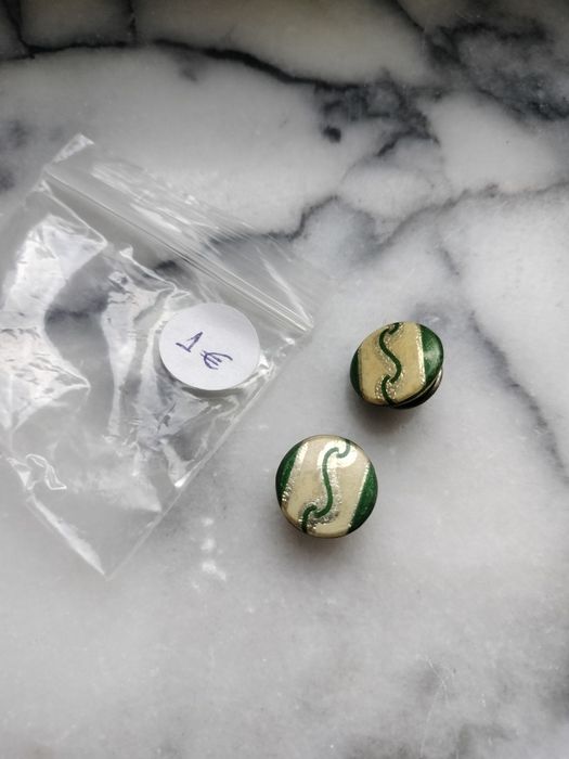 Botão de mola vintage