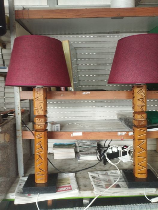 Conjunto de candeeiros