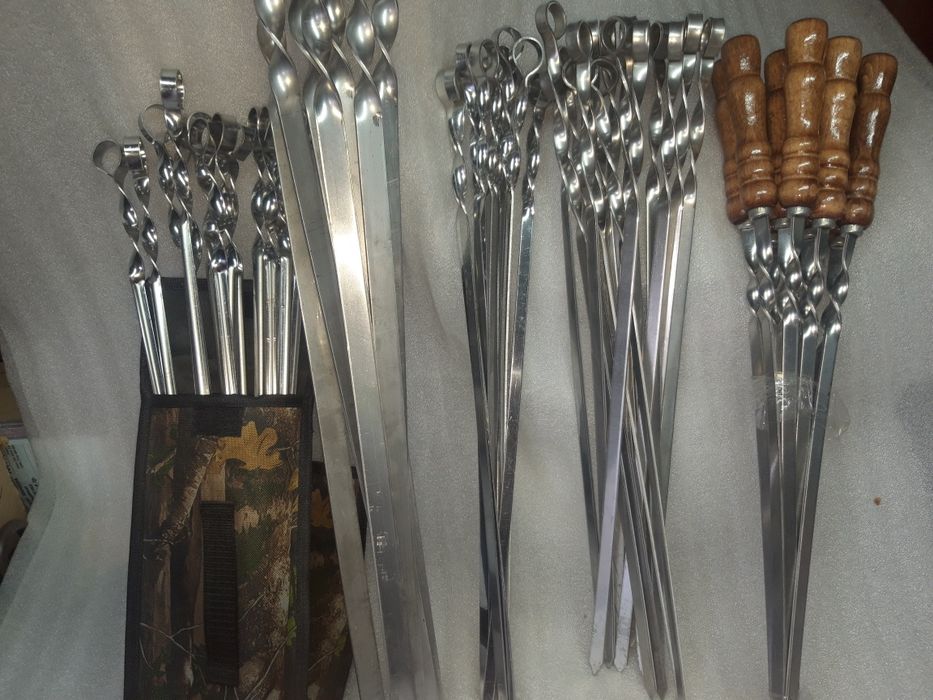 Большой выбор шампуров на любой вкус от 2мм. Также есть Чехлы.