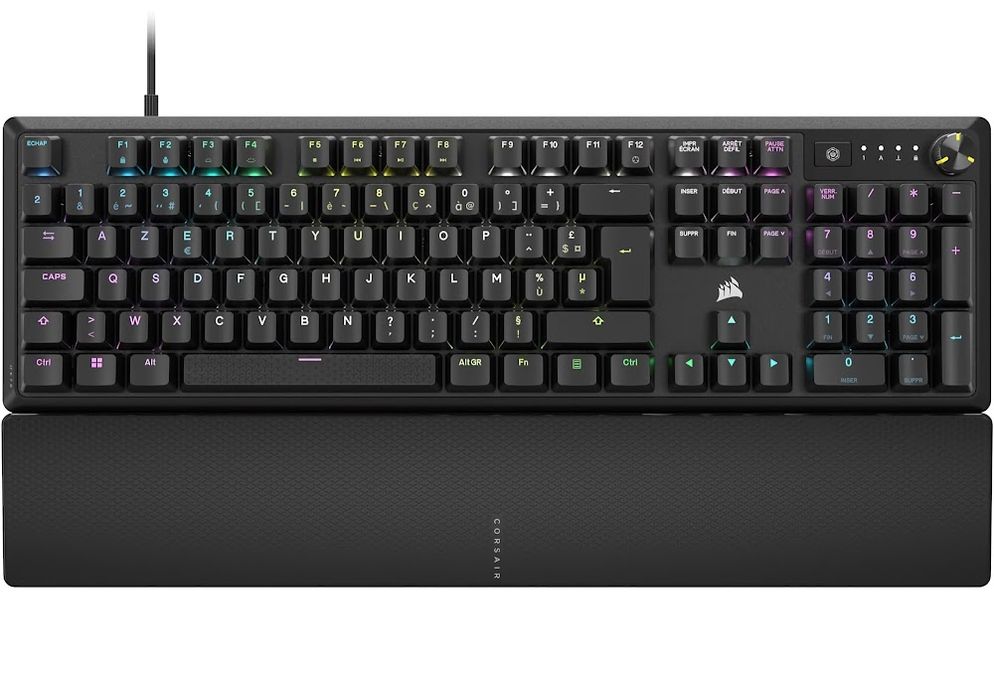 Klawiatura Corsair K70 CORE RGB AZERTY Black (CH-910981E-FR)