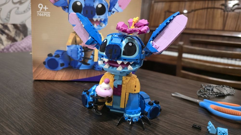 Подарунковий конструктор Stitch кумедна фігурка, яку хочеться зібрати