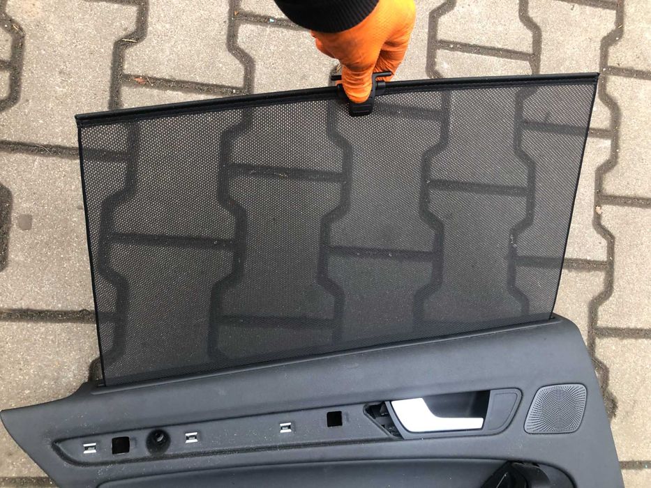 Fotele Elektryczne Pamiec Wnetrze Skora RECARO AUDI A4 S4 B8 Rolety