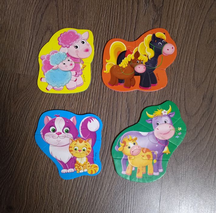 Дитячі м'які пазли для найменших.