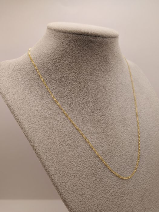 Złoty łańcuszek pancerka 585