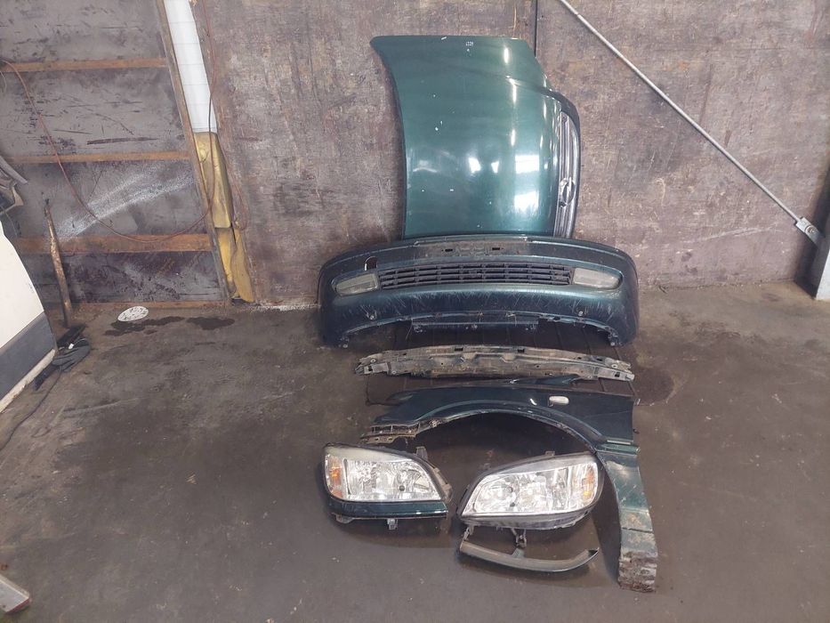 KOMPLETNY PRZÓD MASKA ZDERZAK LAMPY BŁOTNIK OPEL ZAFIRA A Z398