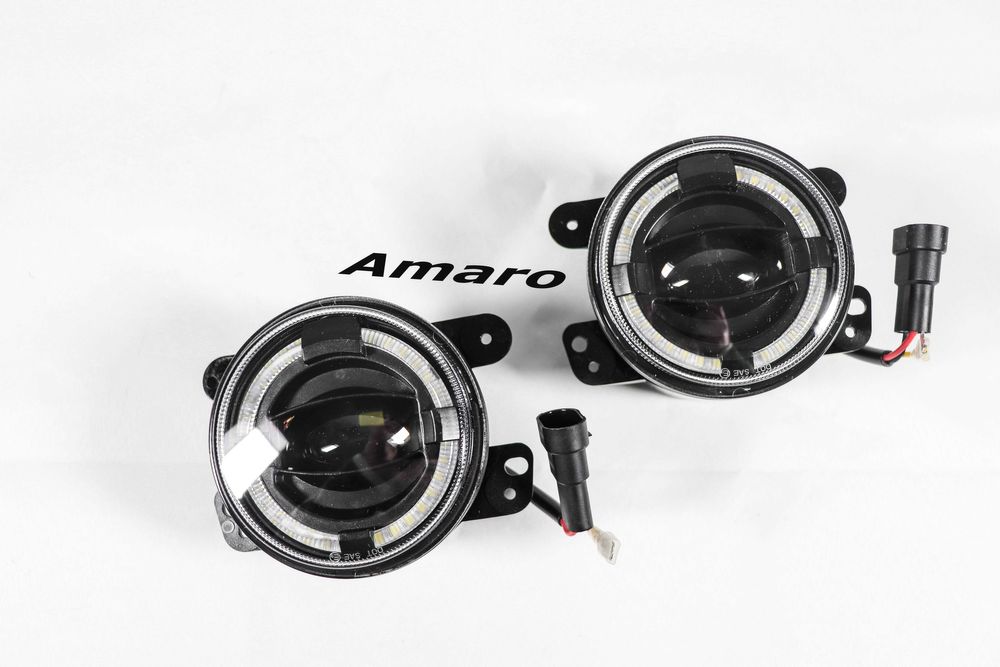 2 Farois de Nevoeiro em Led/Angel Eyes para Carro/Jipe Nº2 | NOVOS