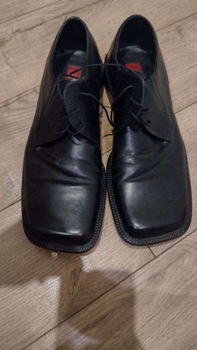 Czarne buty męskie, rozmiar 43