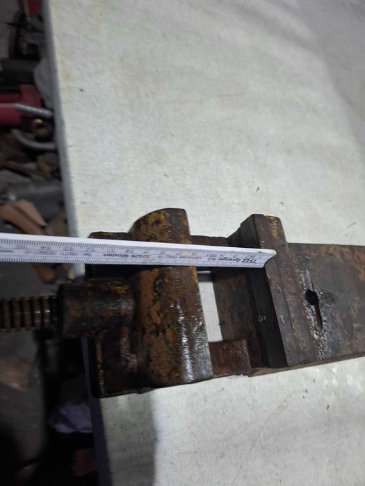 Stare imadło maszynowe 115mm