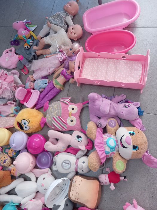 Zabawki mix używane dla dziewczynki