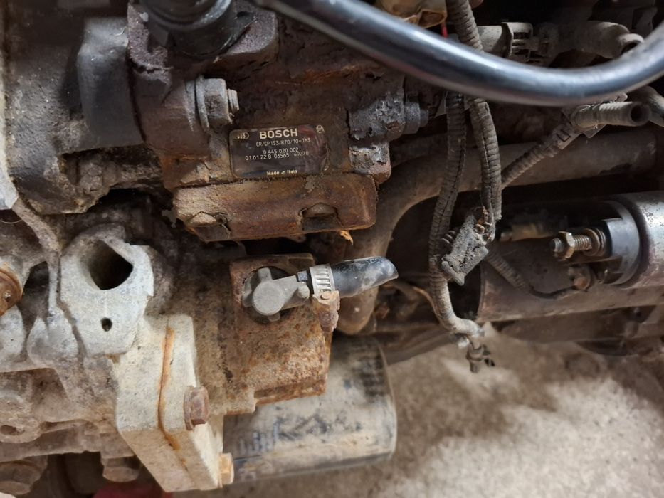 Silnik+skrzynia fiat ducato 2.8 jtd  02-06   265 tys km  pompa bosch
