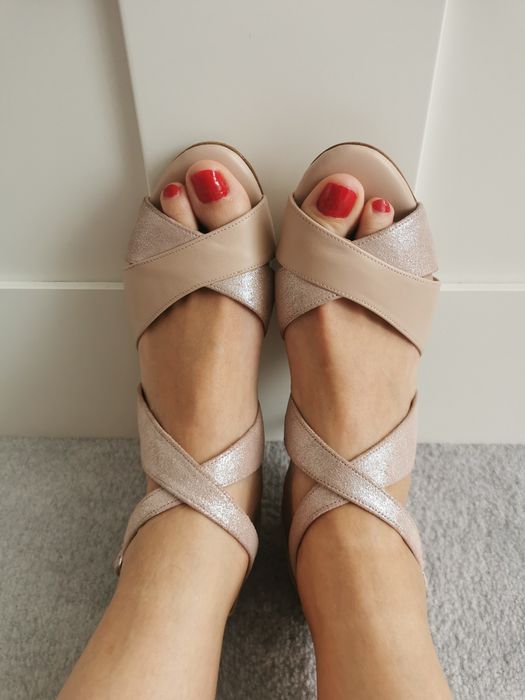 Buty taneczne/szpilki Elante rozm. 40 NOWE skóra naturalna