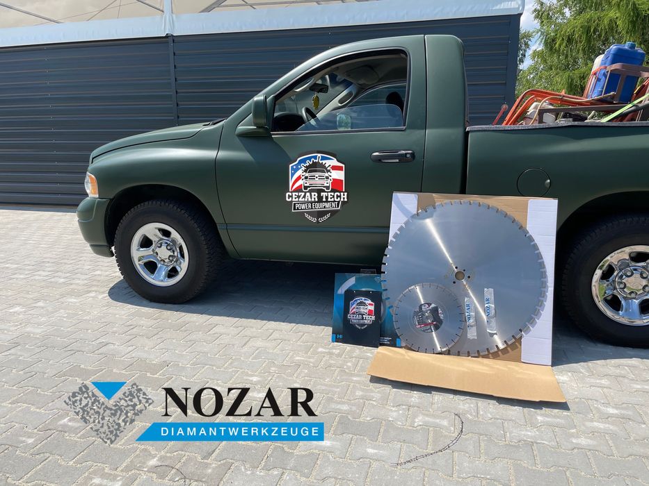 Tarcza diamentowa 350 mm beton, klinkier,beton zbrojony Nozar