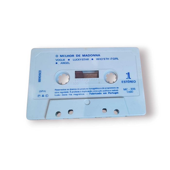 Cassete “O Melhor de Madonna” – Iberdisco Portugal, 1990