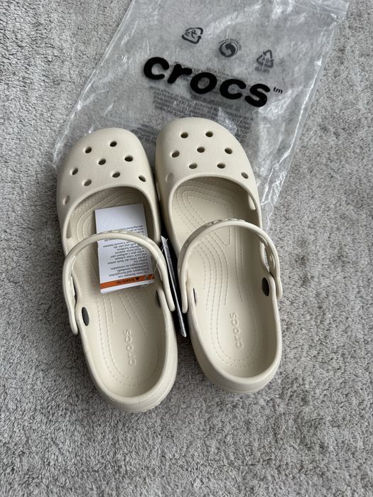 Жіночі балетки Crocs Classic Ballet Bone m5 w7 37р 23.5см