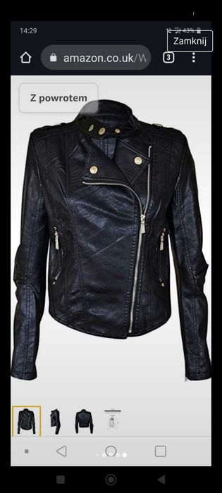 Kurtka typu biker xl damska