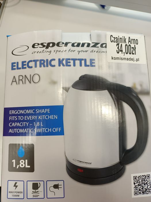 Czajnik Elektryczny Nowy 2lata Gwarancji Komis Madej Sc
