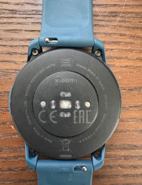 Relógio Xiaomi S1 Active azul-marinho