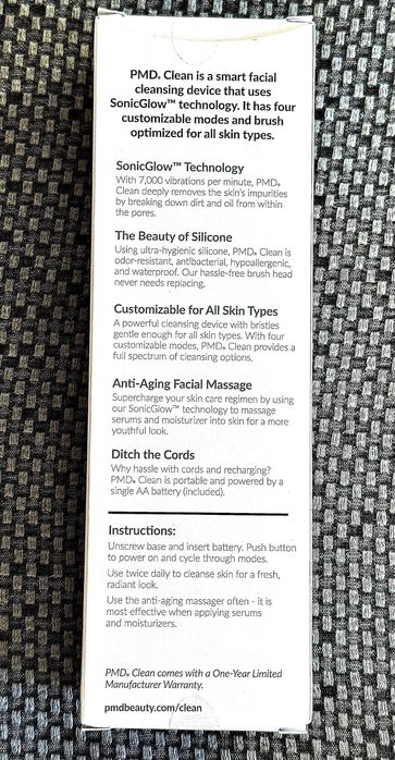 PMD Clean Limpeza Facial Ultrassónica Premium, Novo