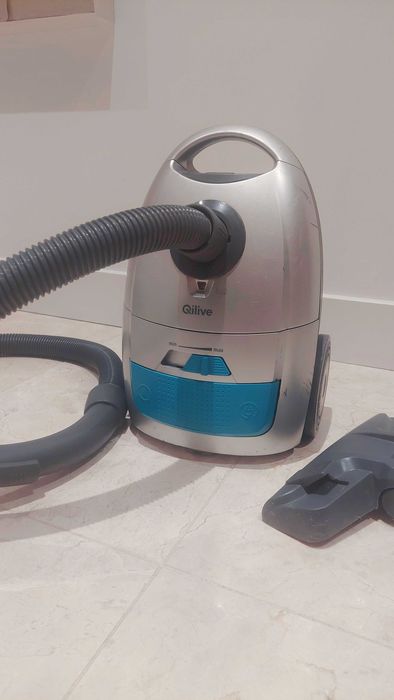Aspirador Qilive c/ potência 1000w e filtro hepa - oferta 2 sacos