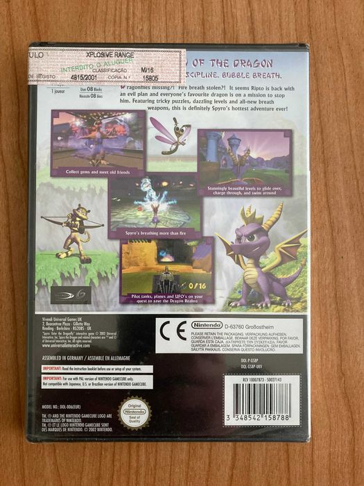 GameCube Spyro - Enter The Dragonfly SELADO
