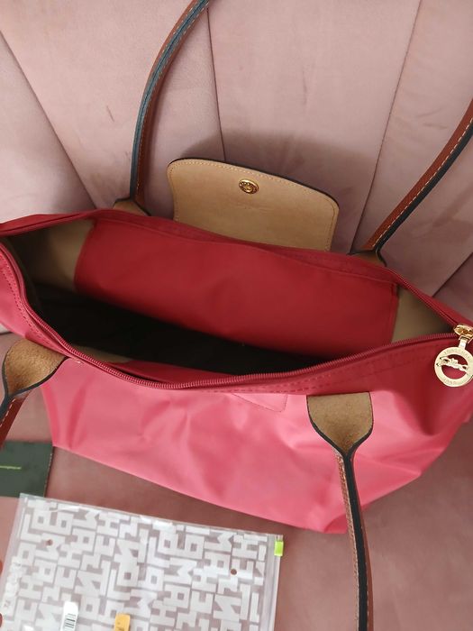 Mala vermelha M longchamp