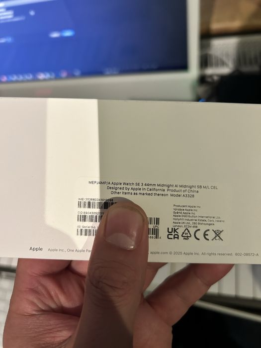 Apple Watch SE 3 44 mm Midnight – jak nowe