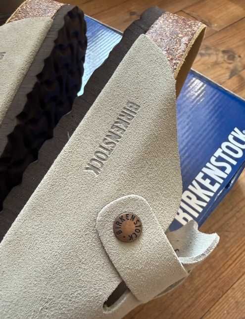 BIRKENSTOCK Boston BS Sand Suede Leather R.40