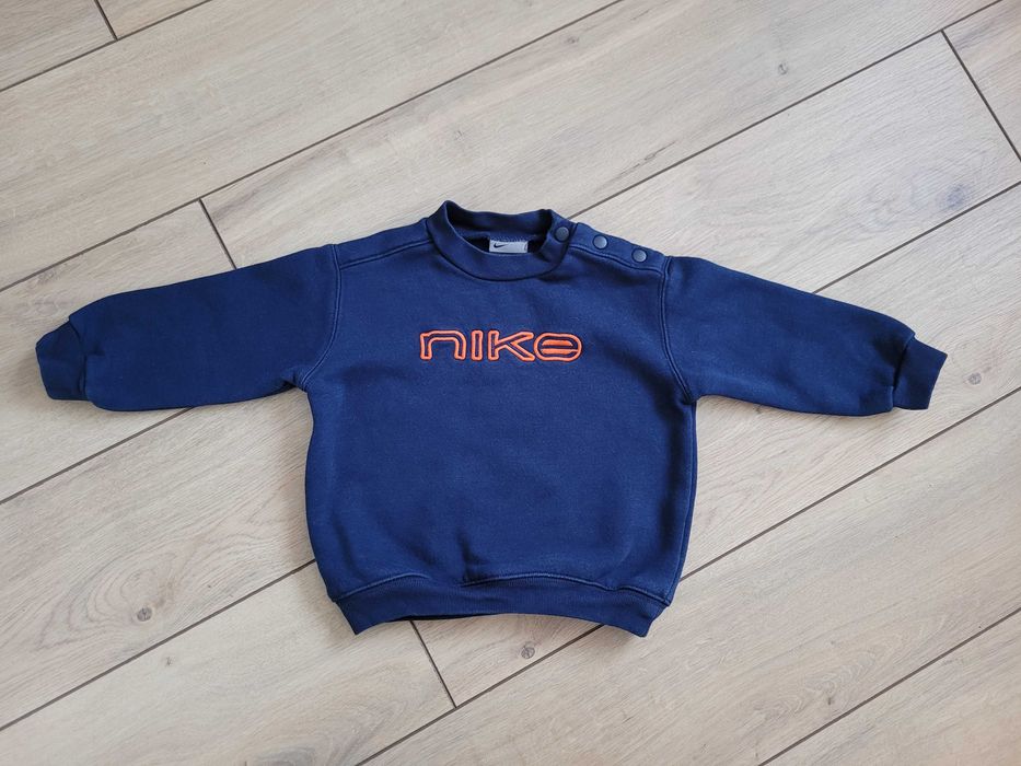 Bluza 86 12-18 Nike niemowlęca z ociepleniem meszek chłopięca