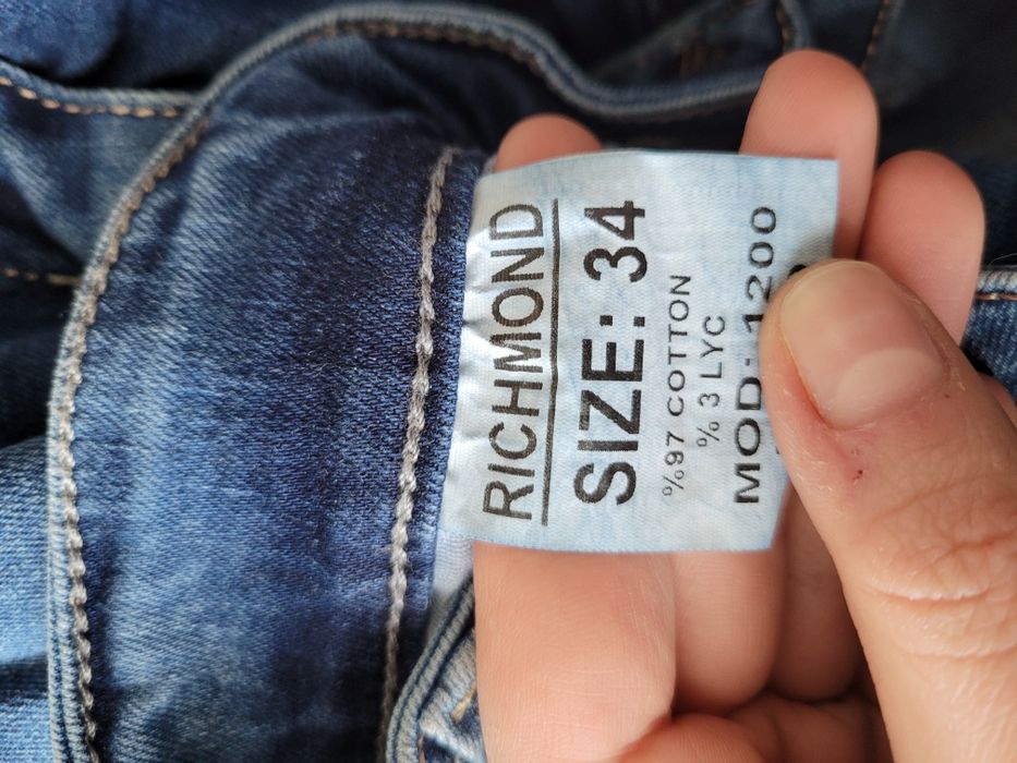 Spodnie jeansowe męskie Richmond L