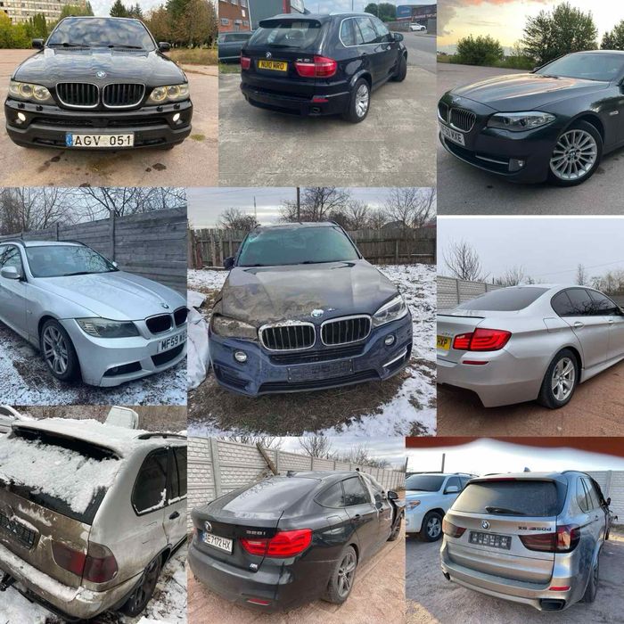 Розборка BMW X5 E70 Е71 F30 g30 E90 F10 капот  крило двери Разборка