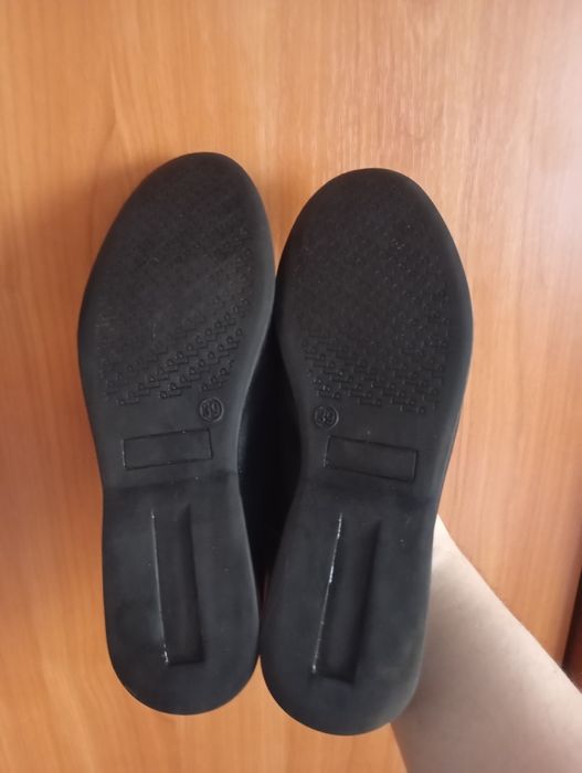 Лоферы женские кожаные туфли р39 25см Италия