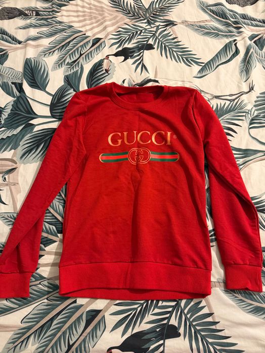 Czerwona bluza Gucci