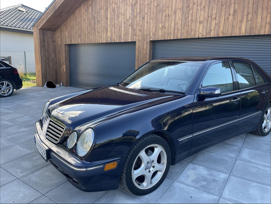 Mercedes  e240 W210 2.6 V6 elegance – Stan kolekcjonerski  BEZ RDZY, 124 TYS. KM