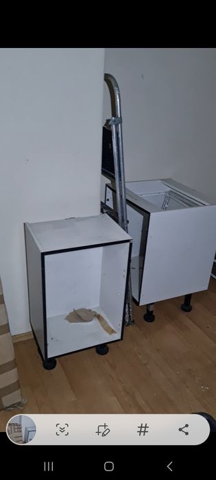 szafki kuchenne kpl z czarnymi frontami 11 szt OKAZJA