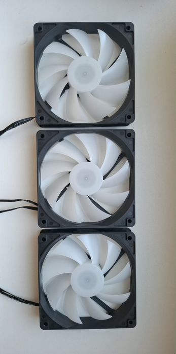 Комплект 4 вентилятора RGB PCCooler