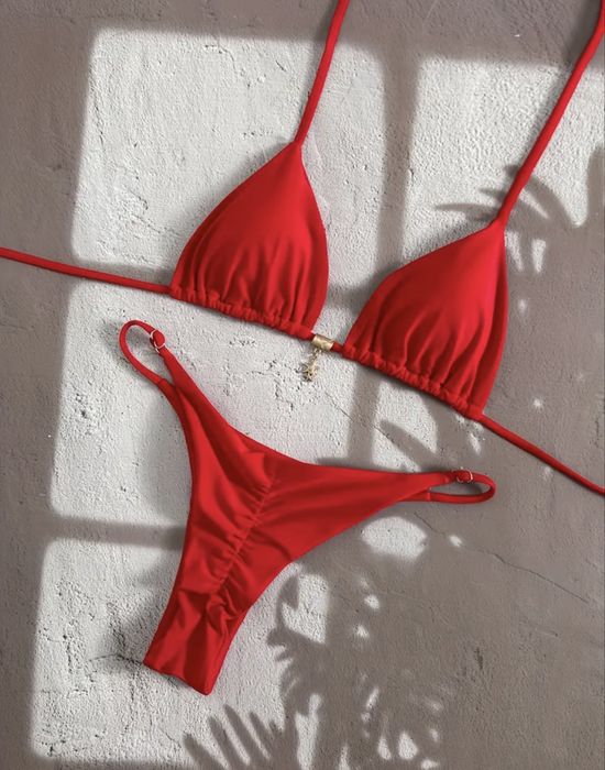 Купальник, червоний купальник