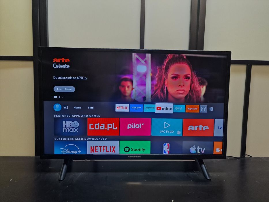 NOWY telewizor 32cale Fire TV FullHD DVB-T2 hevc